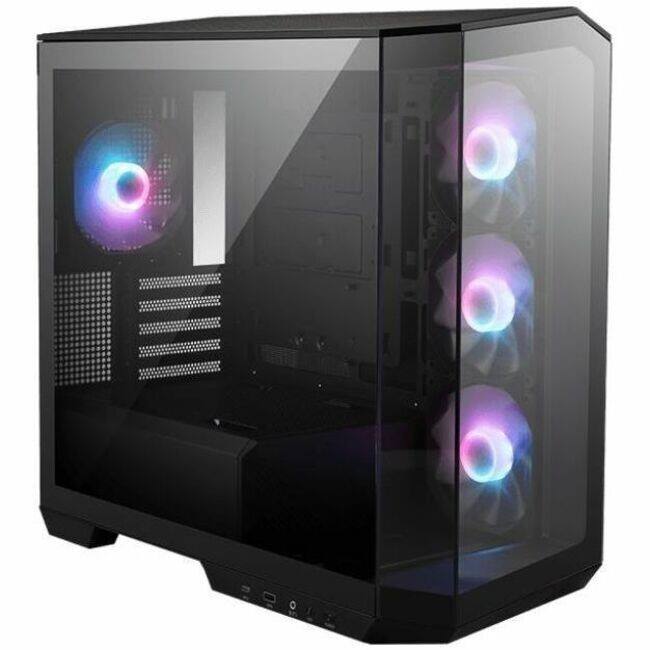 MSI MAG PANO M100R PZ Micro ATX Case Back Connect, 4 ARGB Fans