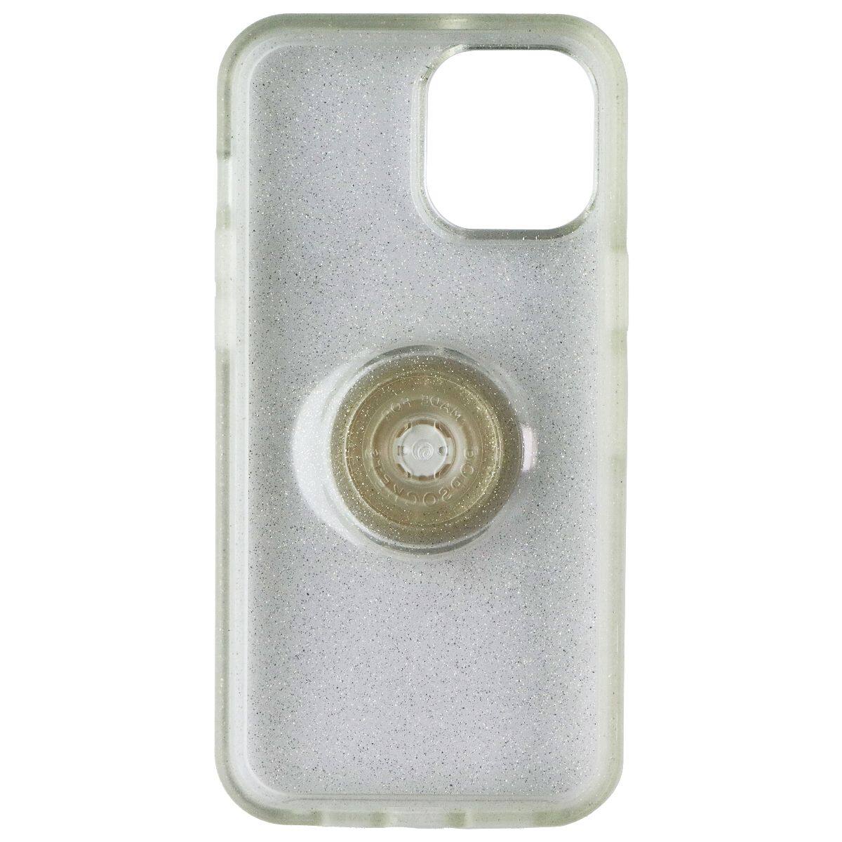 Alt View 1. OtterBox - Otter + Pop Symmetry Series Case for Apple iPhone 12 Pro Max - Stardust Glitter - Clear.