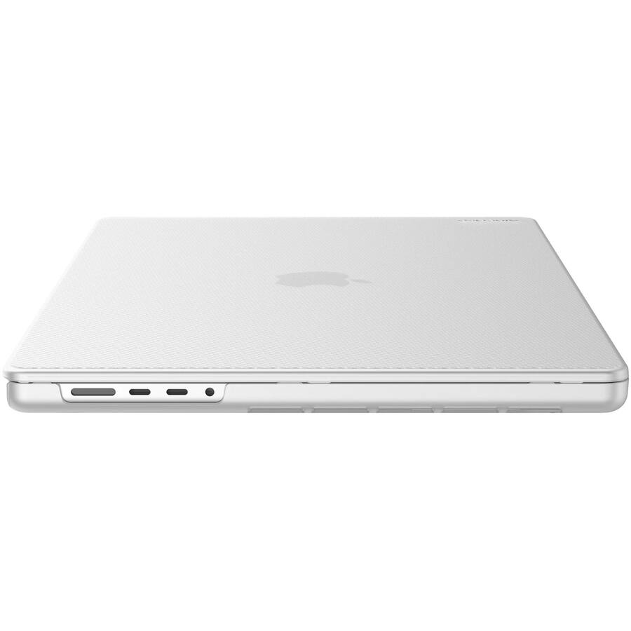 Alt View 4. Incase - Incase Hardshell Case for MacBook Pro 16-inch (2021) Dots - For Apple MacBook Pro - Textured Dot Design - Clear - 16" - Gray/Clear.