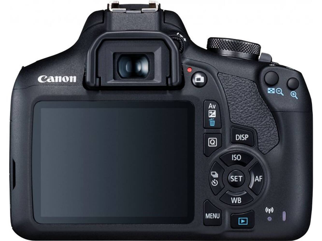 Canon + Av 4 III DISP ISO SET AF WB MENU