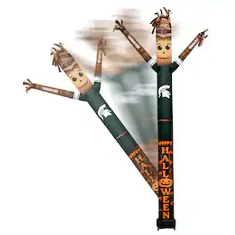 Sporticulture - Michigan State Spartans Halloween Scarecrow Inflatable Crazy Sports Fan - Green