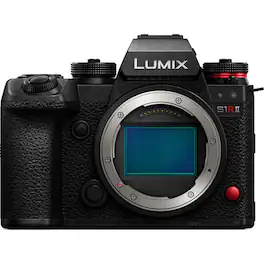 Panasonic - Lumix S1 IIE Mirrorless Camera with 24.1MP CMOS Sensor and OLED Viewfinder (International Version) - Black