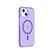 Left. Tech21 - EvoCheck Case with MagSafe for Apple iPhone 14 - Wondrous Purple.