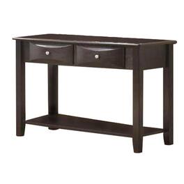 Manhattan Lane - Wooden Console Table with 2 Spacious Drawers - Brown