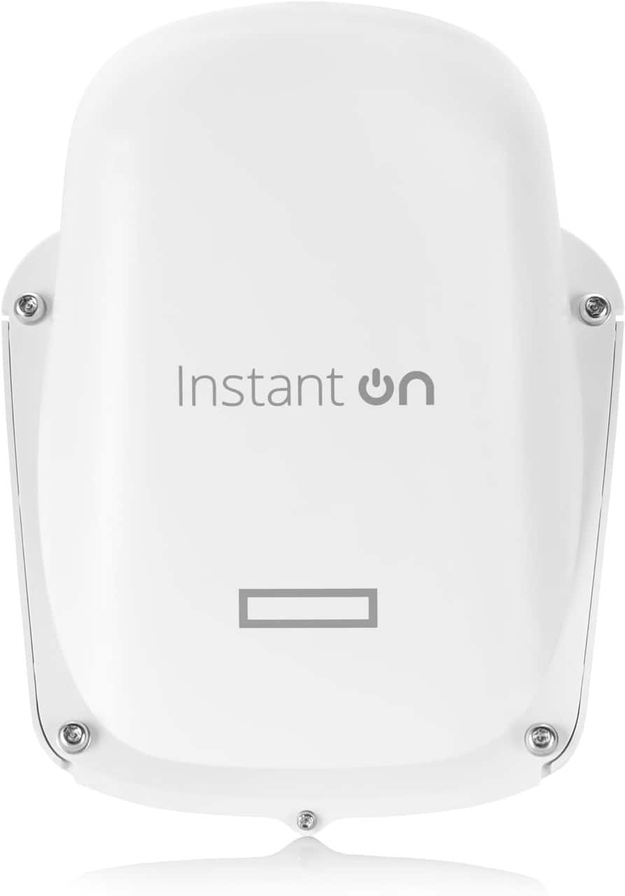 HPE Aruba - HPE Networking Instant On AP27 Dual Band IEEE 802.11ax 1.46 Gbit/s Wireless Access Point - Outdoor (s1t36a) - White