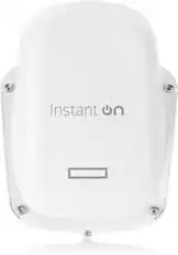 Front. HPE Networking Instant On - HPE Networking Instant On AP27 Dual Band IEEE 802.11ax 1.46 Gbit/s Wireless Access Point - Outdoor (s1t36a) - white.