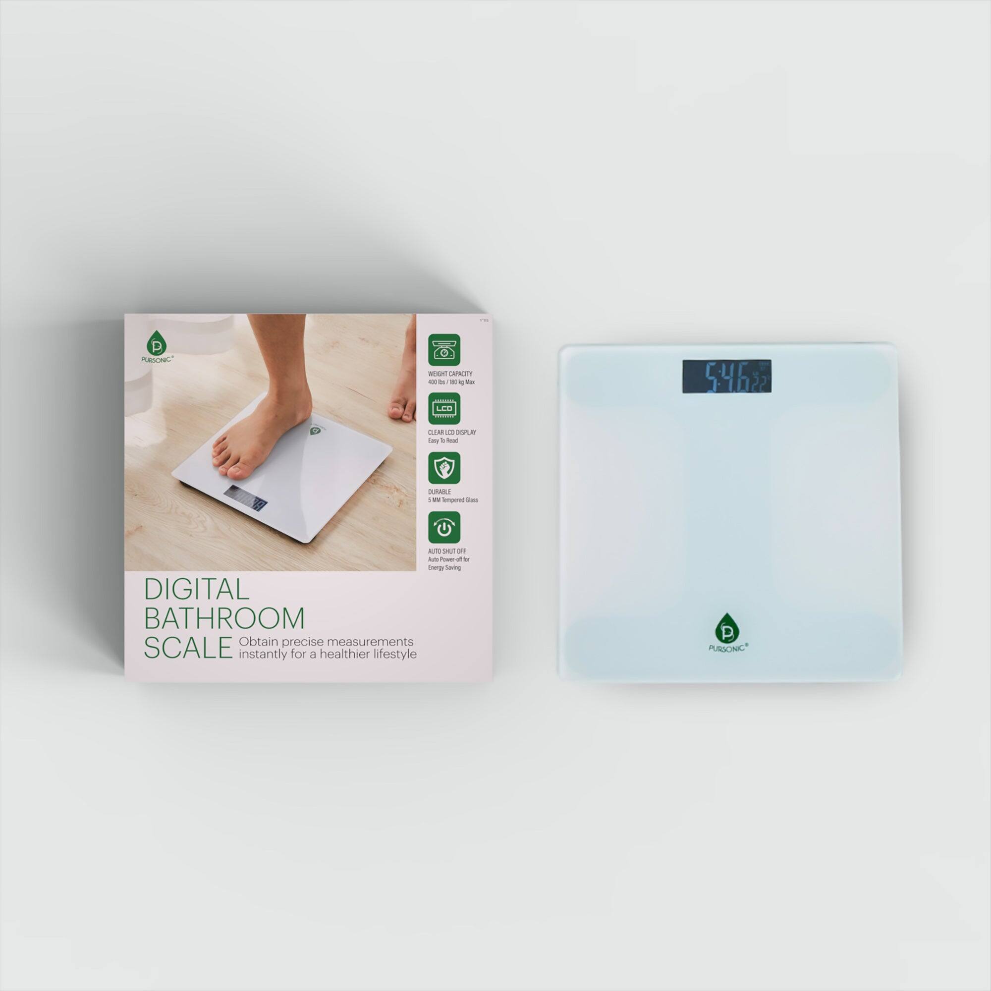 DIGITAL BATHROOM SCALE, Obtain precise measurements instantly for a healthier lifestyle, LCD, 546.2, PROONC