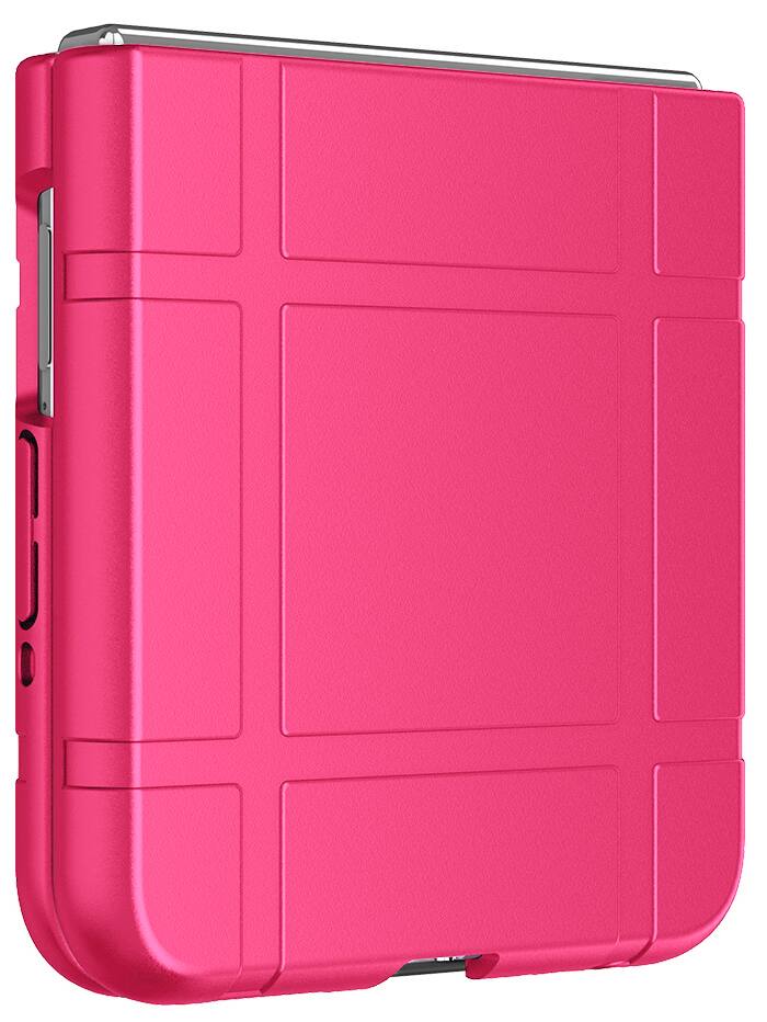 Alt View 8. Nakedcellphone - Slim Case for Motorola RAZR+ 2024/2025/2026 Flip Phone (RAZR PLUS) - Pink.