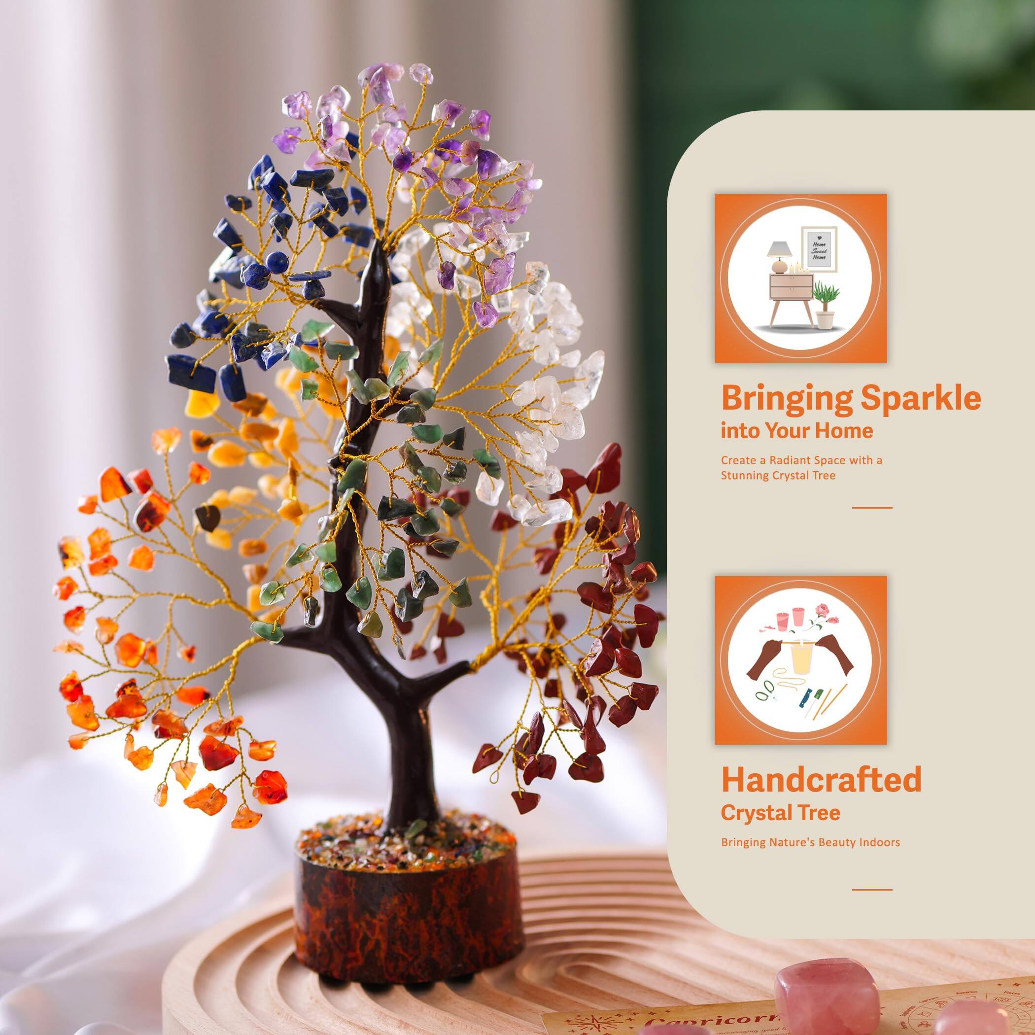 Bringing Sparkle into Your Home  
Create a Radiant Space with a Stunning Crystal Tree  

Handcrafted Crystal Tree  
Bringing Nature's Beauty Indoors