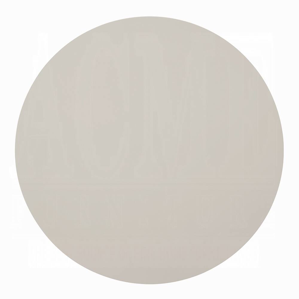 Alt View 3. Manhattan Lane - Jeny Side End Table, 24 Inch Round Top with Pedestal Base - Light Gray.