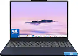 Lenovo - Chromebook Plus 15.3" FHD+ Touchscreen Laptop - Intel Core 3 Processor N355 2025 - 8GB Memory - 128GB UFS - Chrome OS - Cosmic Blue