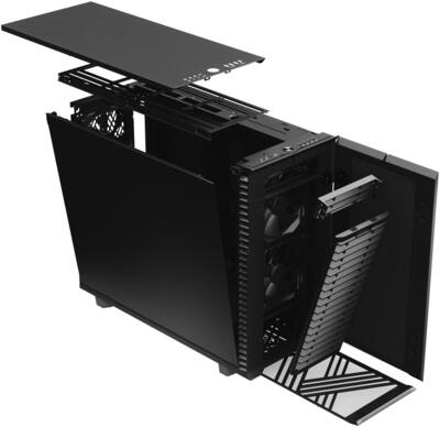 Fractal Design Define 7 Black Brushed Aluminum/Steel E ATX Silent Fractal Design Define 7 Black Brushed Aluminum/Steel E ATX Silent