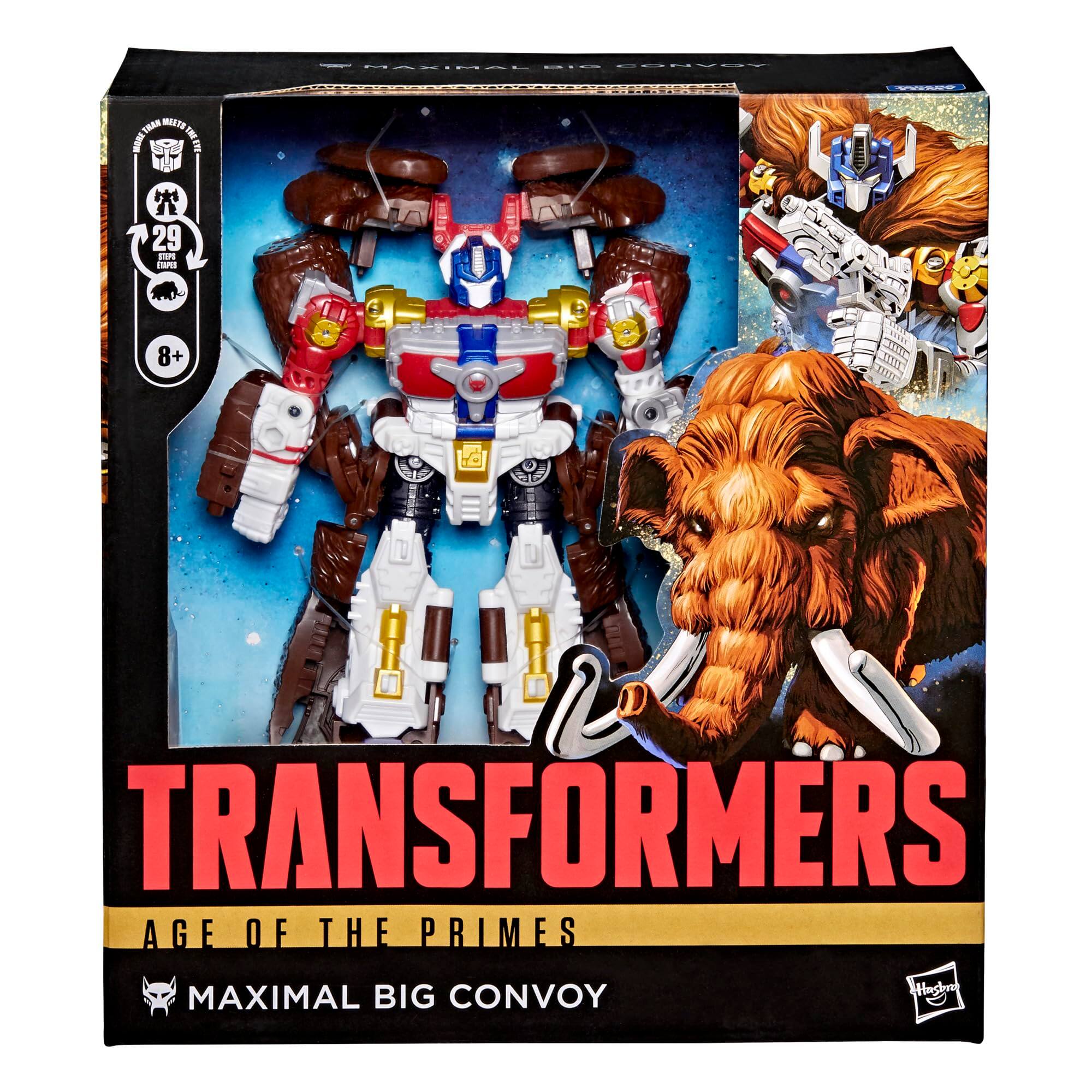 TRANSFORMERS  
AGE OF THE PRIMES  
MAXIMAL BIG CONVOY  

8+  
29 PIECES  

TRANSFORMERS  
AGE OF THE PRIMES  
MAXIMAL BIG CONVOY