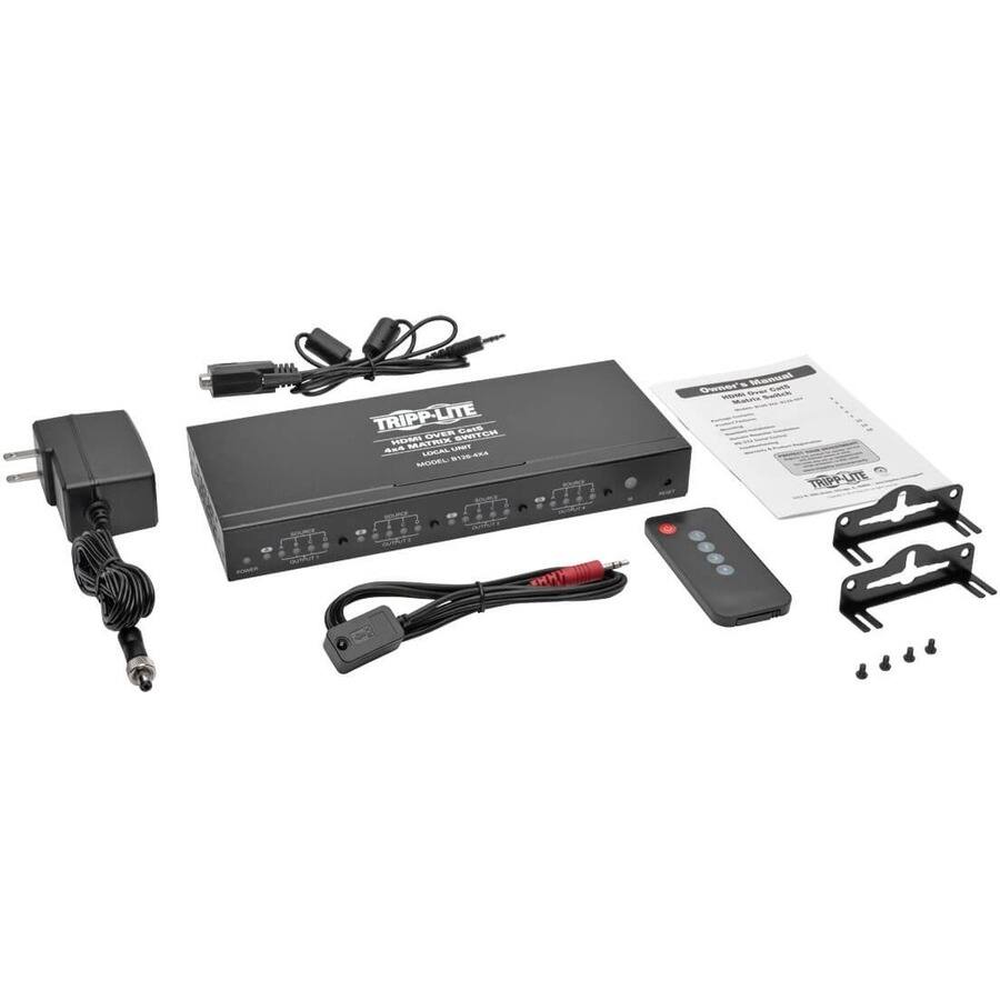 TRIPP-LITE  
4 PORT HDMI OVER CAT5 MATRIX SWITCH  
MODEL: HDBT-4K4M  

Owner's Manual  
Limited English Version  

TRIPP-LITE