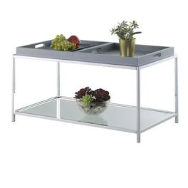 Convenience Concepts - Palm Beach Coffee Table - Gray