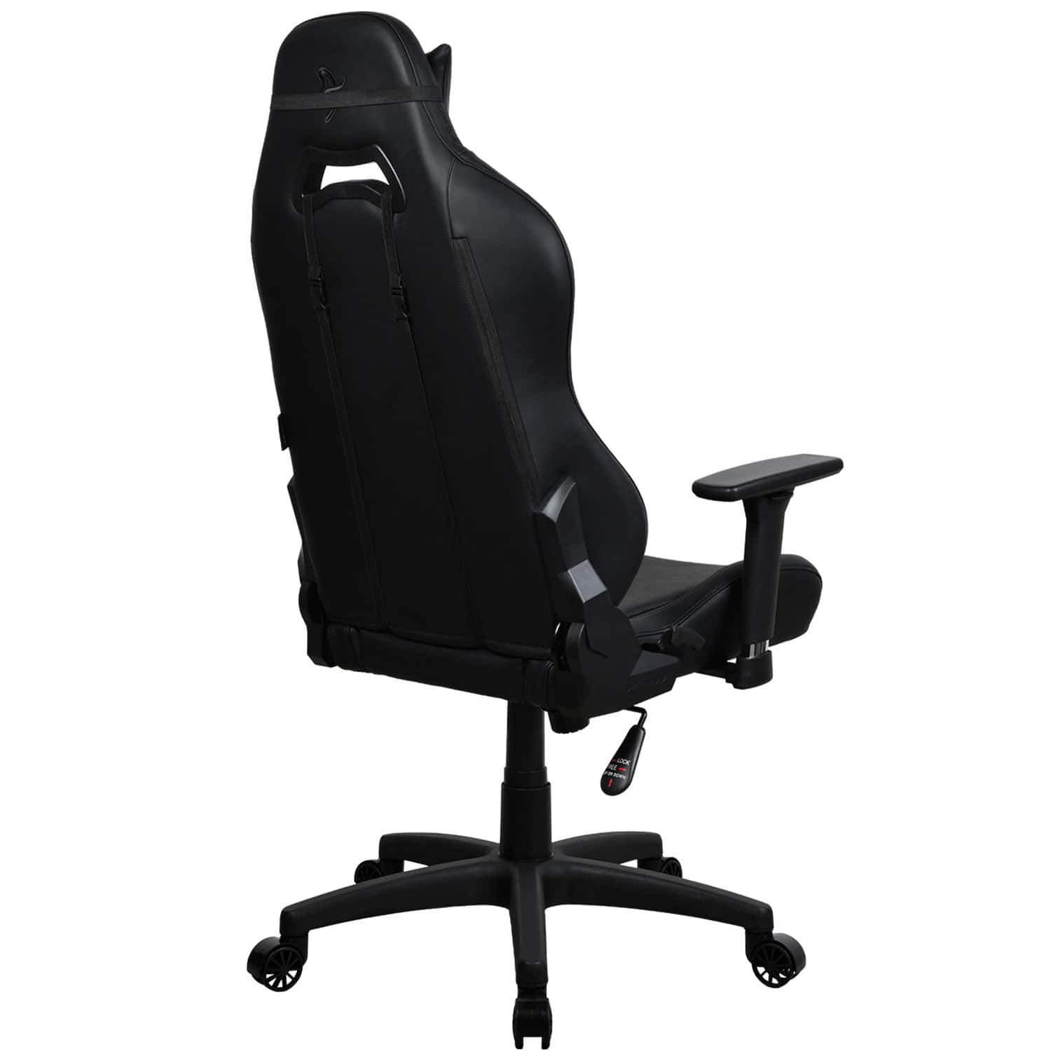 Alt View 14. Arozzi - Torretta Soft PU Gaming Chair - Pure Black.