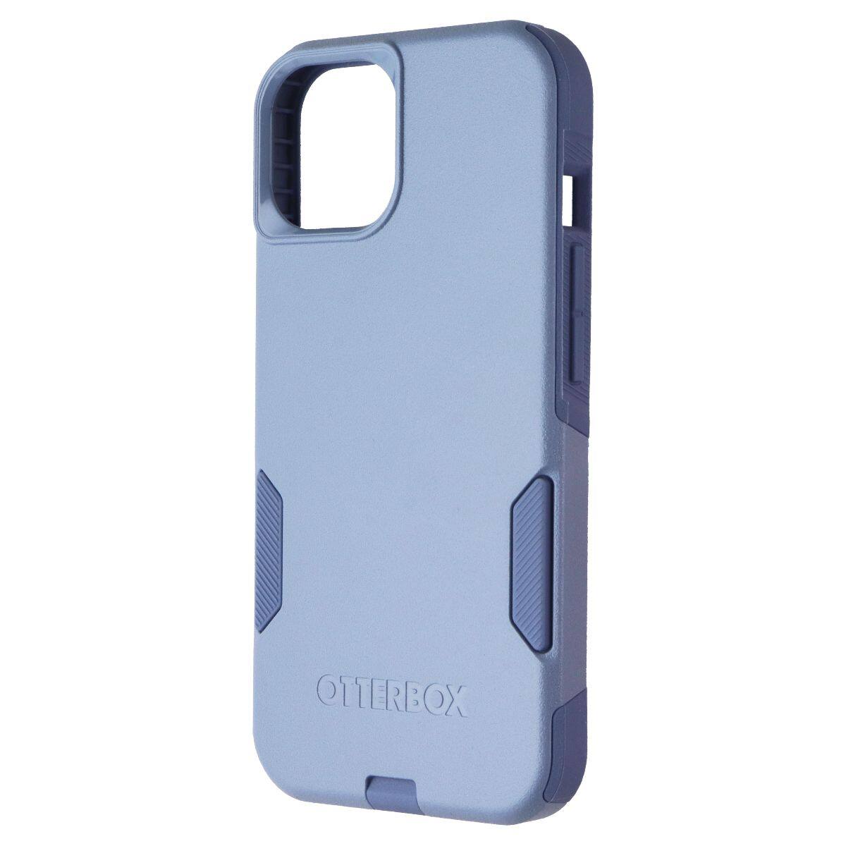 Angle. OtterBox - Commuter Case for Apple iPhone 15 / iPhone 14 / iPhone 13 / iPhone 16e - Light Blue.
