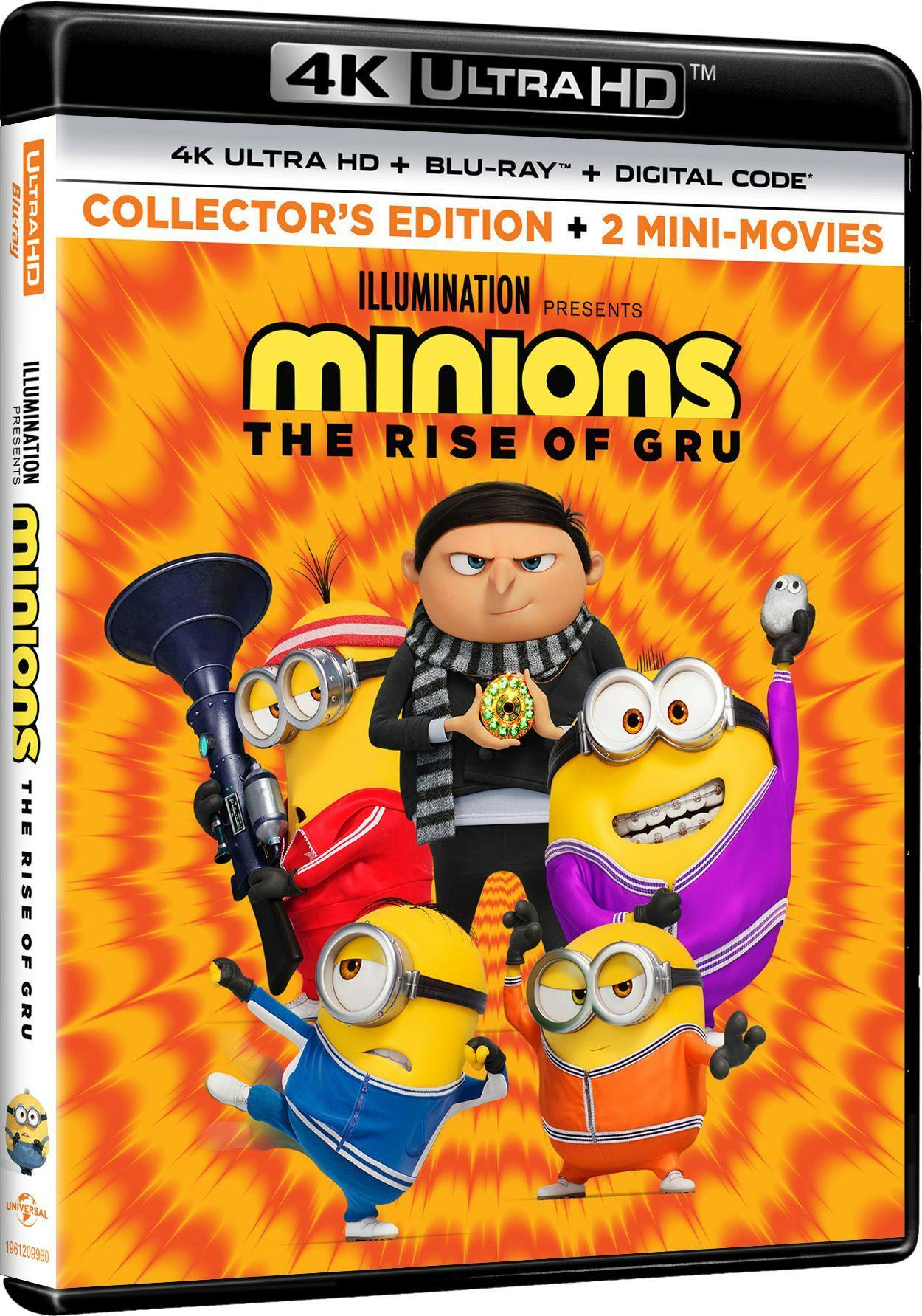 Angle. Minions: The Rise of Gru   - 4K Blu-Ray.