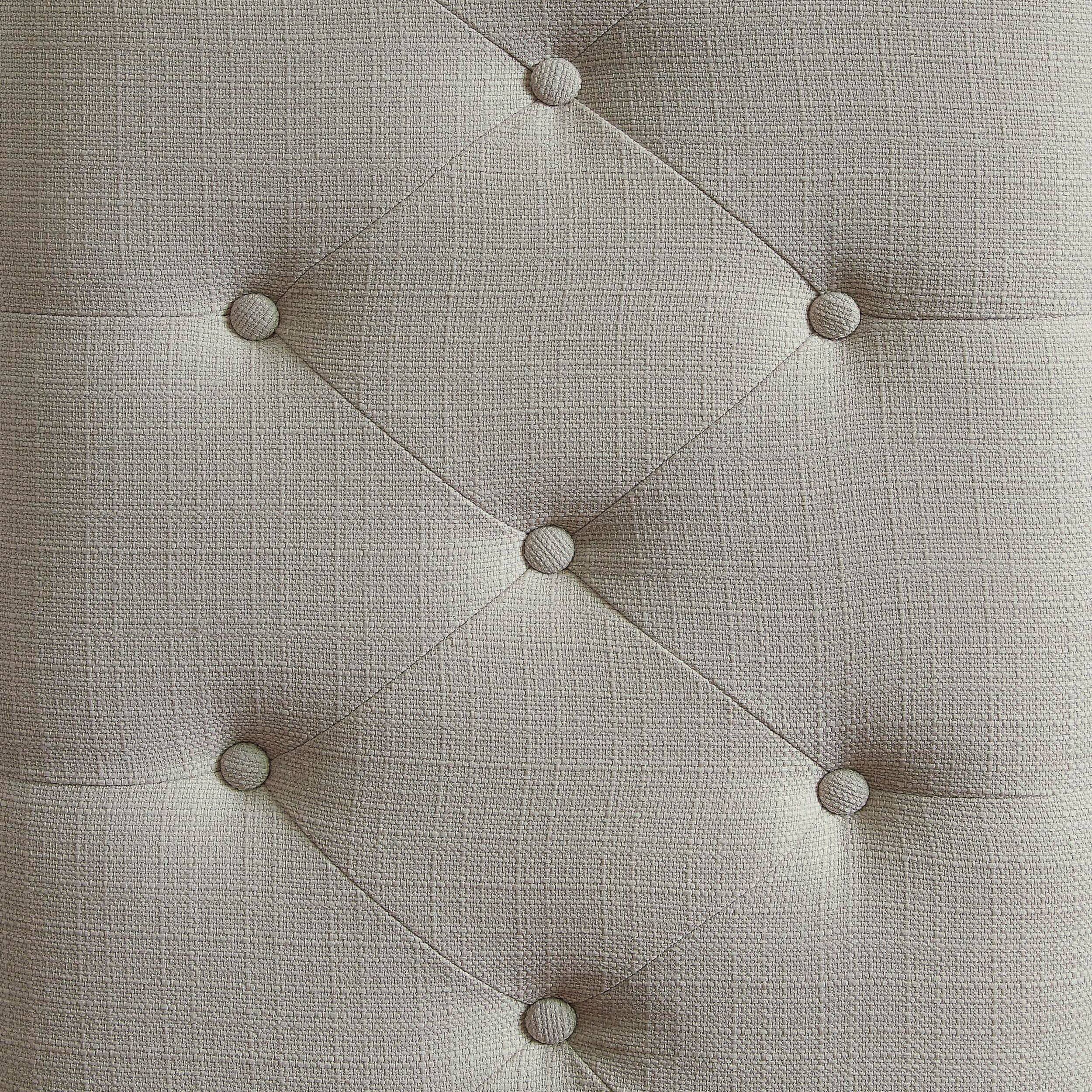 Alt View 16. Finch - Danes Long Tufted  Bench - Ivory.