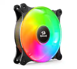 REDRAGON - GC-F013 X 3 CPU Fan 120mm ARGB Case Cooler Fan - Black