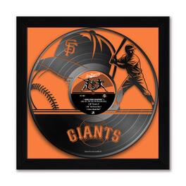 Sporticulture - San Francisco Giants Framed 13" x 13" Vinyl Record Art Print - Multicolor