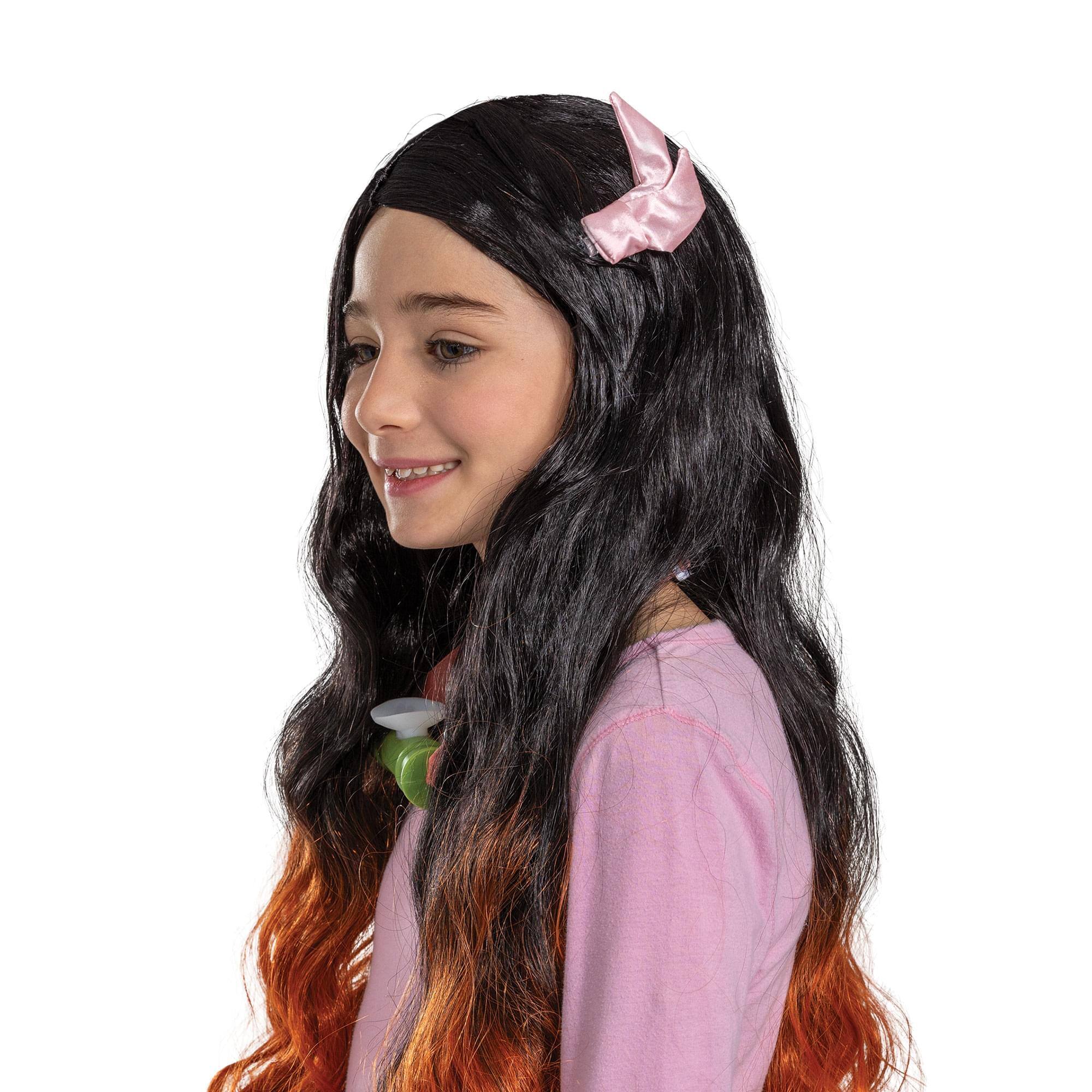 Alt View 10. Disguise - Demon Slayer Nezuko Child Costume Accessory Kit | Pink - Pink.