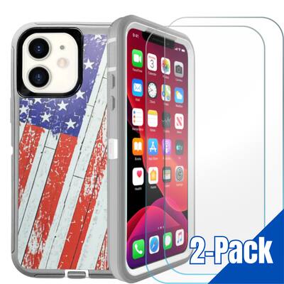 Entronix Heavy Duty Bundle for iPhone 12 Mini Case and Clear