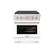 Front. ZLINE - 30 in. Wide 4 Burner Autograph 4.2 cu. ft. Freestanding Paramount Gas DuoPro Range with Champagne Bronze Accents - Black Matte.