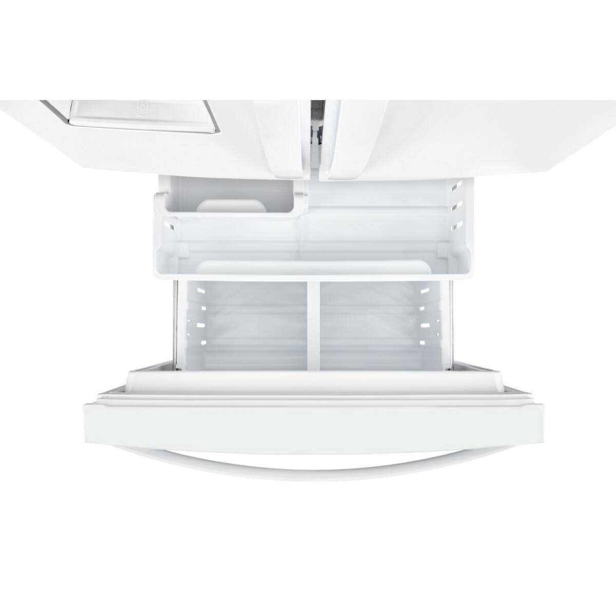 Alt View 8. Whirlpool - Whirlpool - 20 Cu. Ft. Wide French Door Refrigerator - White - White.