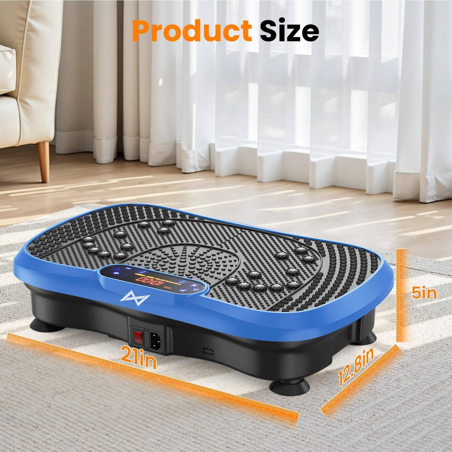 Product Size - 21in x 12.8in x 5in