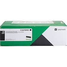 Lexmark - Genuine Black C3210K0 Return Program Toner Cartridge for C3224/C3326