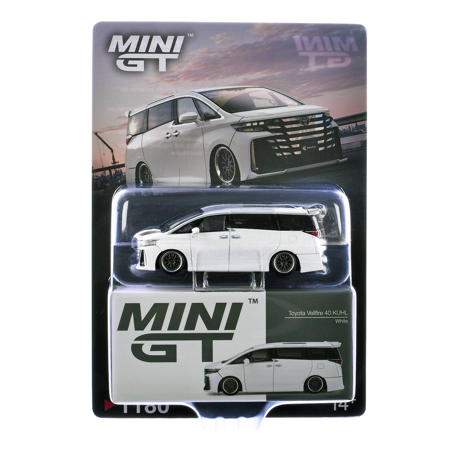 MINI GT  
MINI GT  
Toyota Vellfire 40 KUHL White  
1180  
14