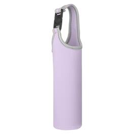 Unique Bargains - Neoprene Water Bottle Sleeves, Bottle Carrier Insulator with Handle, 2.8 in - For Hiking Cycling Camping Travel - Light Purple
