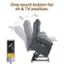One-touch button for sit & TV position. 60 105 150 K k7  1 F  TV 2