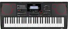 Front. Casio - CT-X5000 Portable Keyboard with 61 Keys - Black.