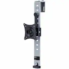 Front. StarTech.com - Cubicle Monitor Mount, Office Cubicle Wall Single 34" (17.6lb) VESA Monitor Hanger, Height Adjustable, Hanging Bracket - Silver.