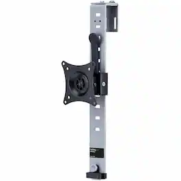 StarTech.com - Cubicle Monitor Mount, Office Cubicle Wall Single 34" (17.6lb) VESA Monitor Hanger, Height Adjustable, Hanging Bracket - Silver