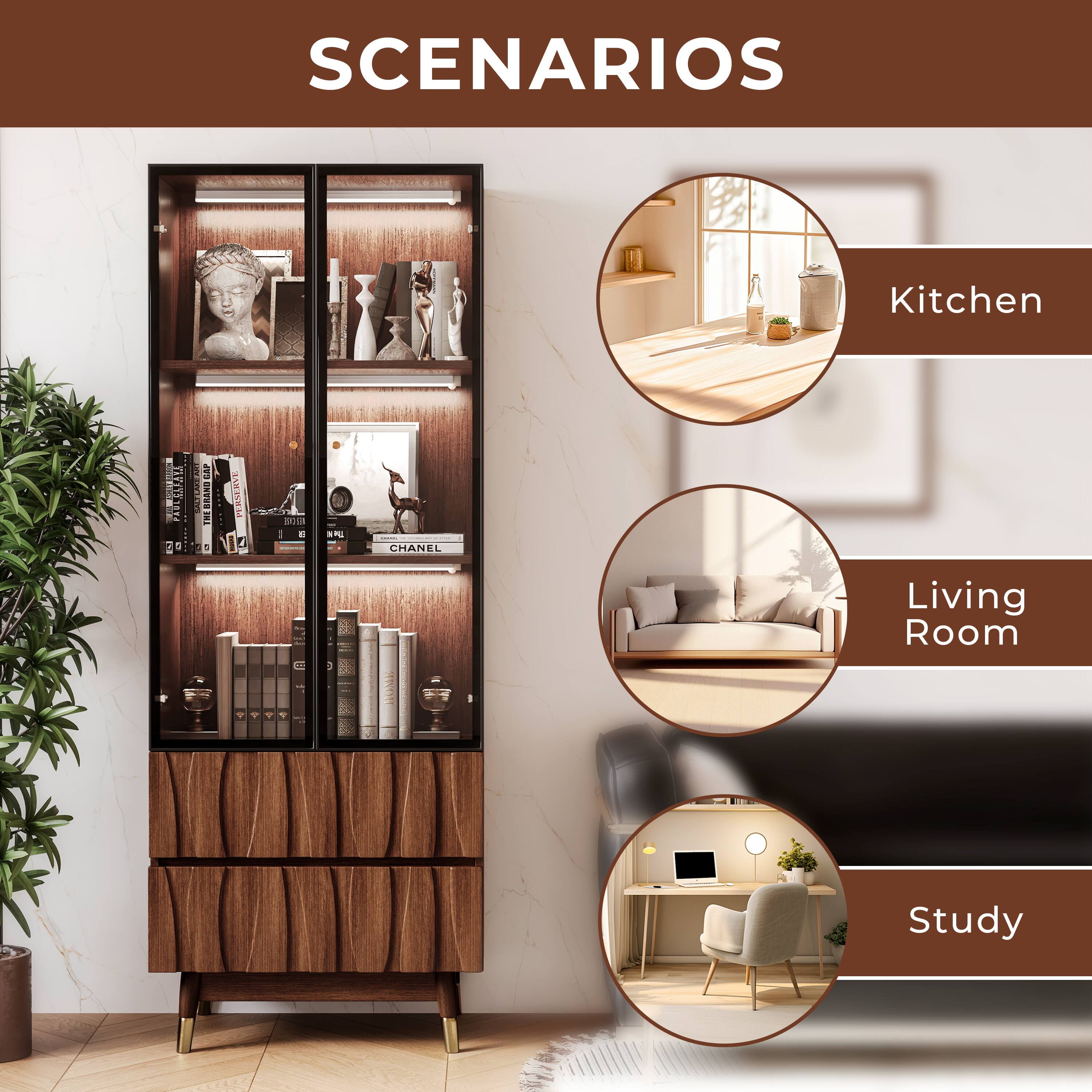 SCENARIOS

Kitchen

Living Room

Study