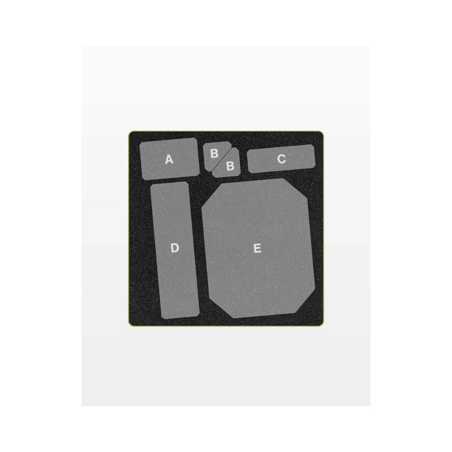 Alt View 1. AccuQuilt - GO! Canning Jar Pieced-8 Finished Die - Multicolor.