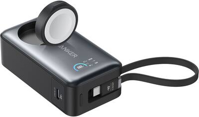 Anker MagGo Power Bank (10K, 35W, For Apple Watch) Black A1657H11 Anker MagGo Power Bank (10K, 35W, For Apple Watch) Black A1657H11