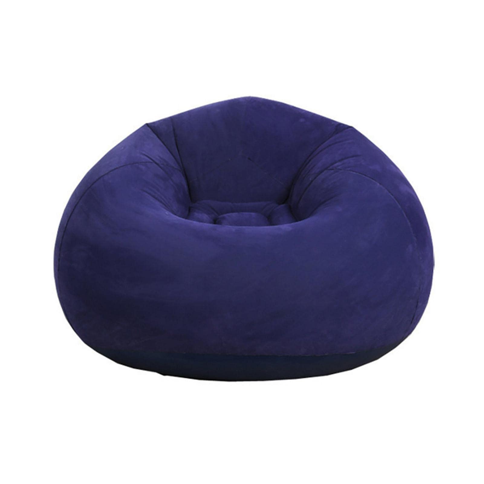 Front. PO3TICJUNKI3 - Bean Bag Chair Ultra Soft Inflatable Lazy Sofa Memory Foam Cover For Teens Adults Size type A - Default.