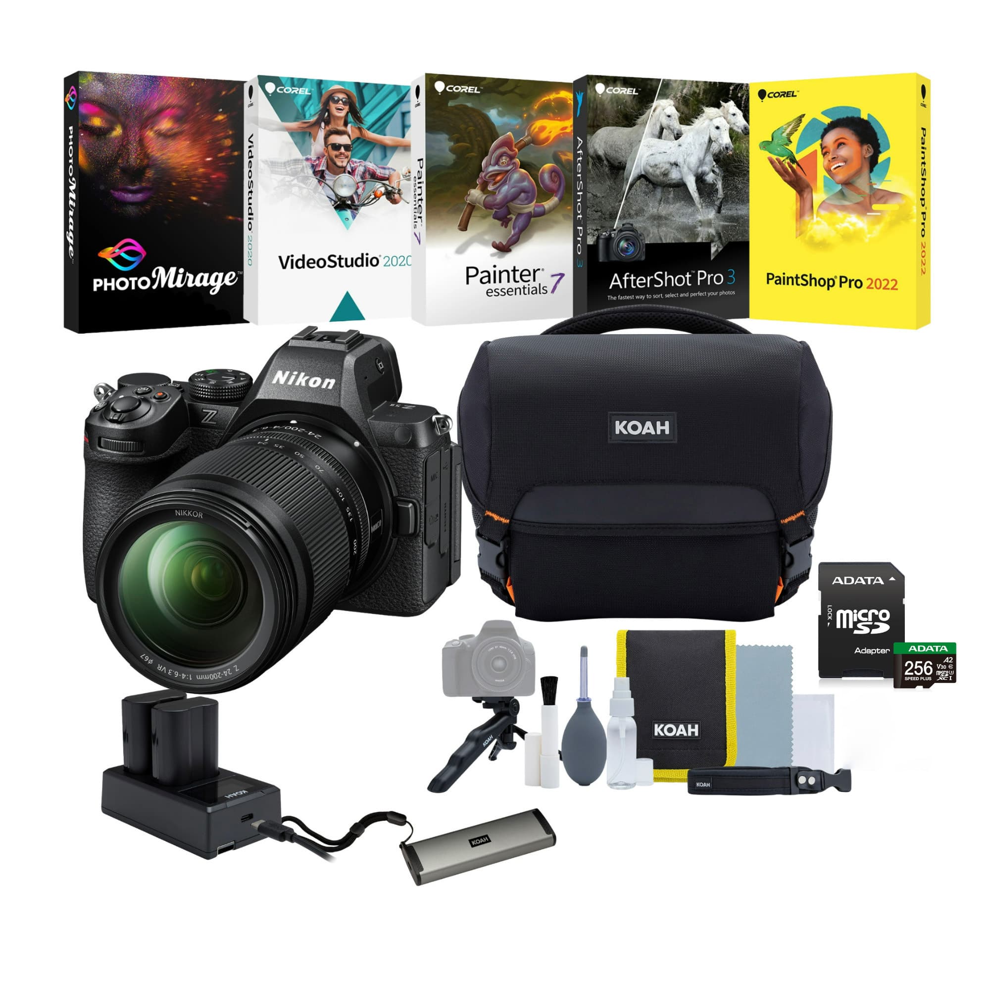 Nikon - Z5 II Mirrorless Digital Camera with 24-200mm f/4-6.3 Lens Bundle