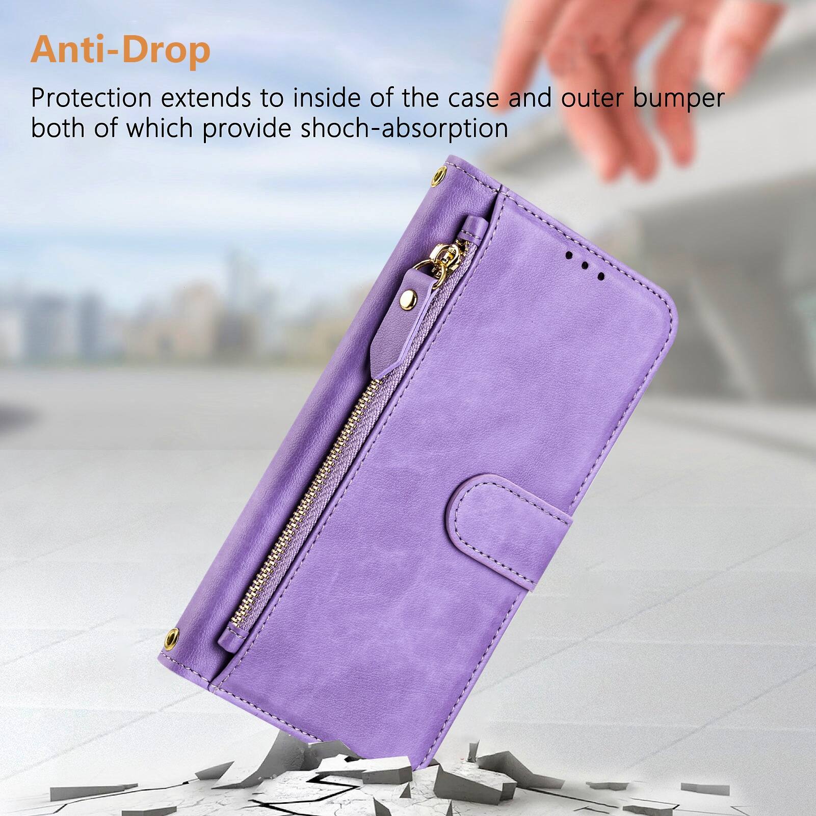 Anti-Drop Protection extends to inside of the case and outer bumper both of which provide shock-absorption