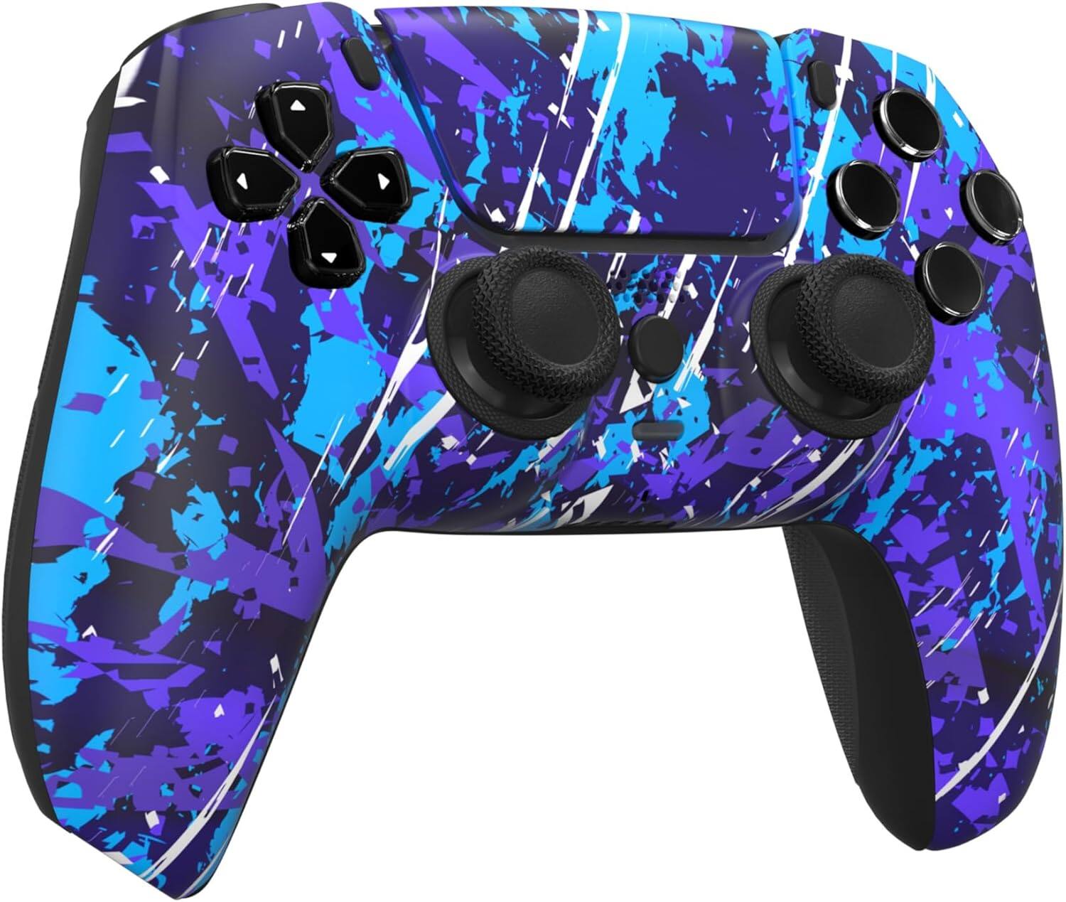 Left. Custom Controllerzz - Custom Wireless Controller for PS5 - Midnight Surge.