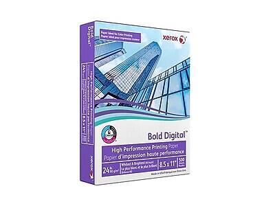 Digital Bold  
xerox  
241  
8.5  
xojox  
Bold Digital Printing Paper  
High Performance d'impression haute performance  
Papier 500  
8.5 X 11*  
24 oz