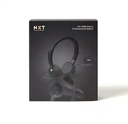 NXT Technologies - UC-2000 Noise-Canceling Stereo Computer Headset NX55445 - Black