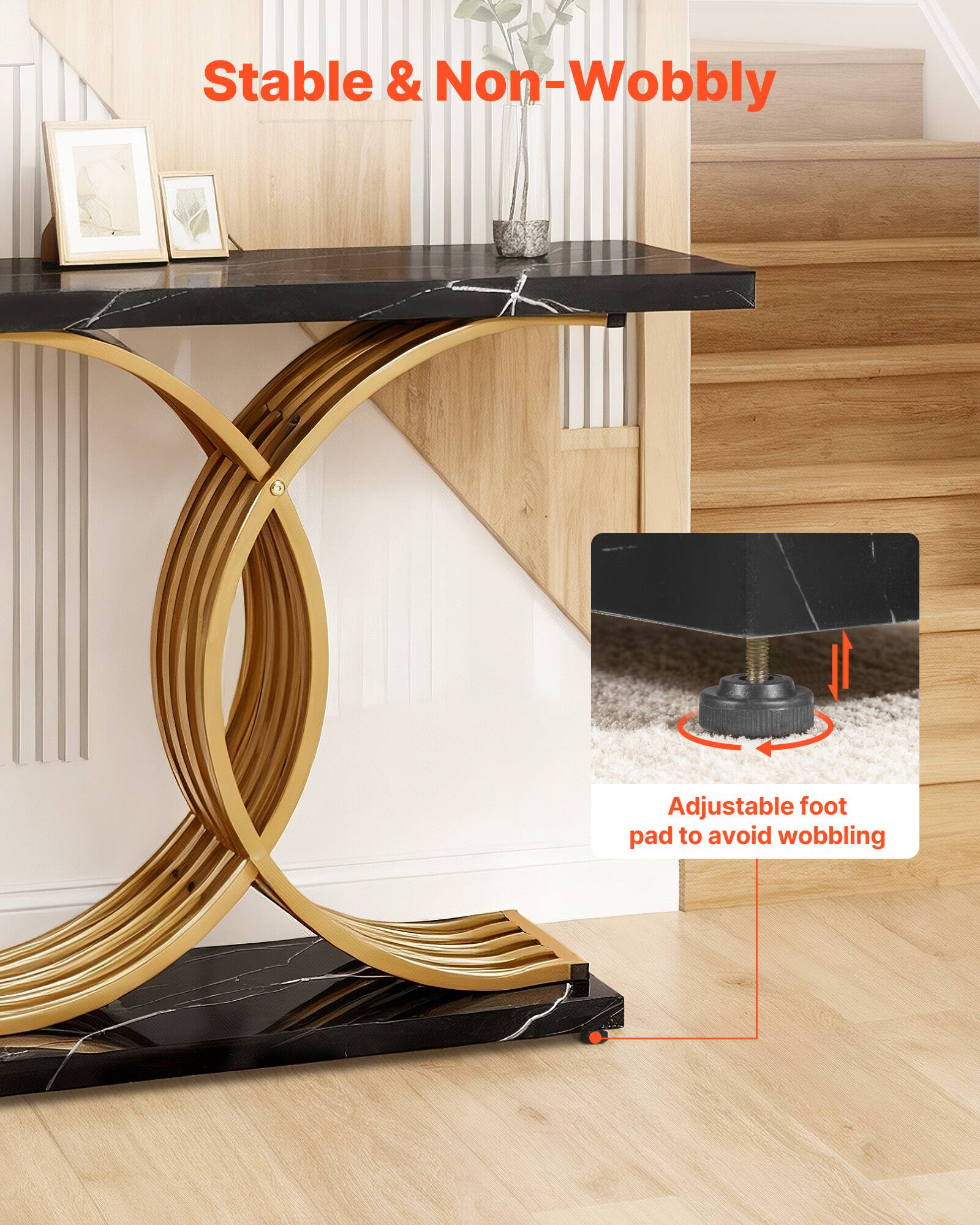 Stable & Non-Wobbly

Adjustable foot pad to avoid wobbling