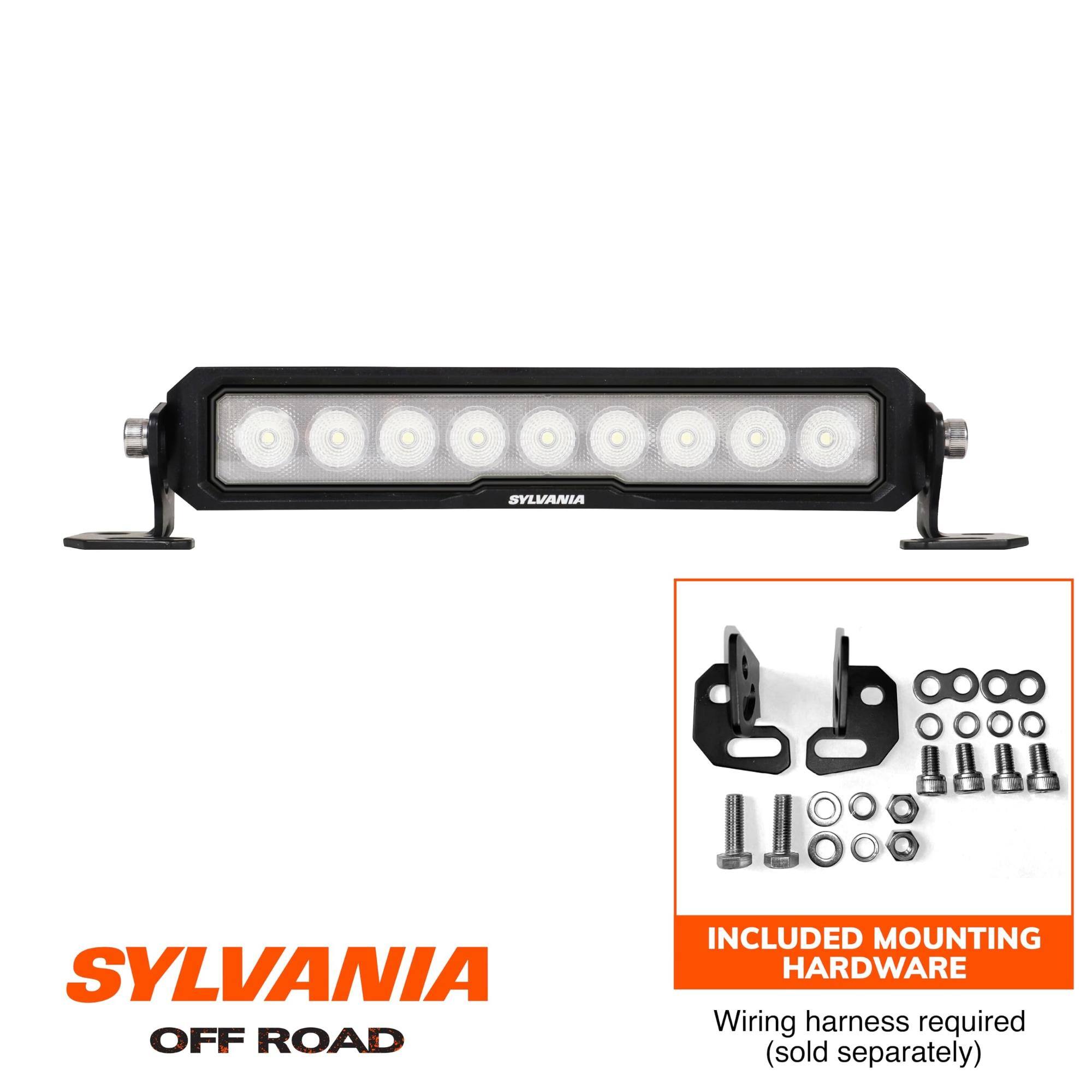 SYLVANIA OFF ROAD  
INCLUDED MOUNTING HARDWARE  
Wiring harness required (sold separately)