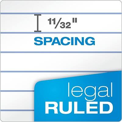 11/32" SPACING  
LEGAL RULED