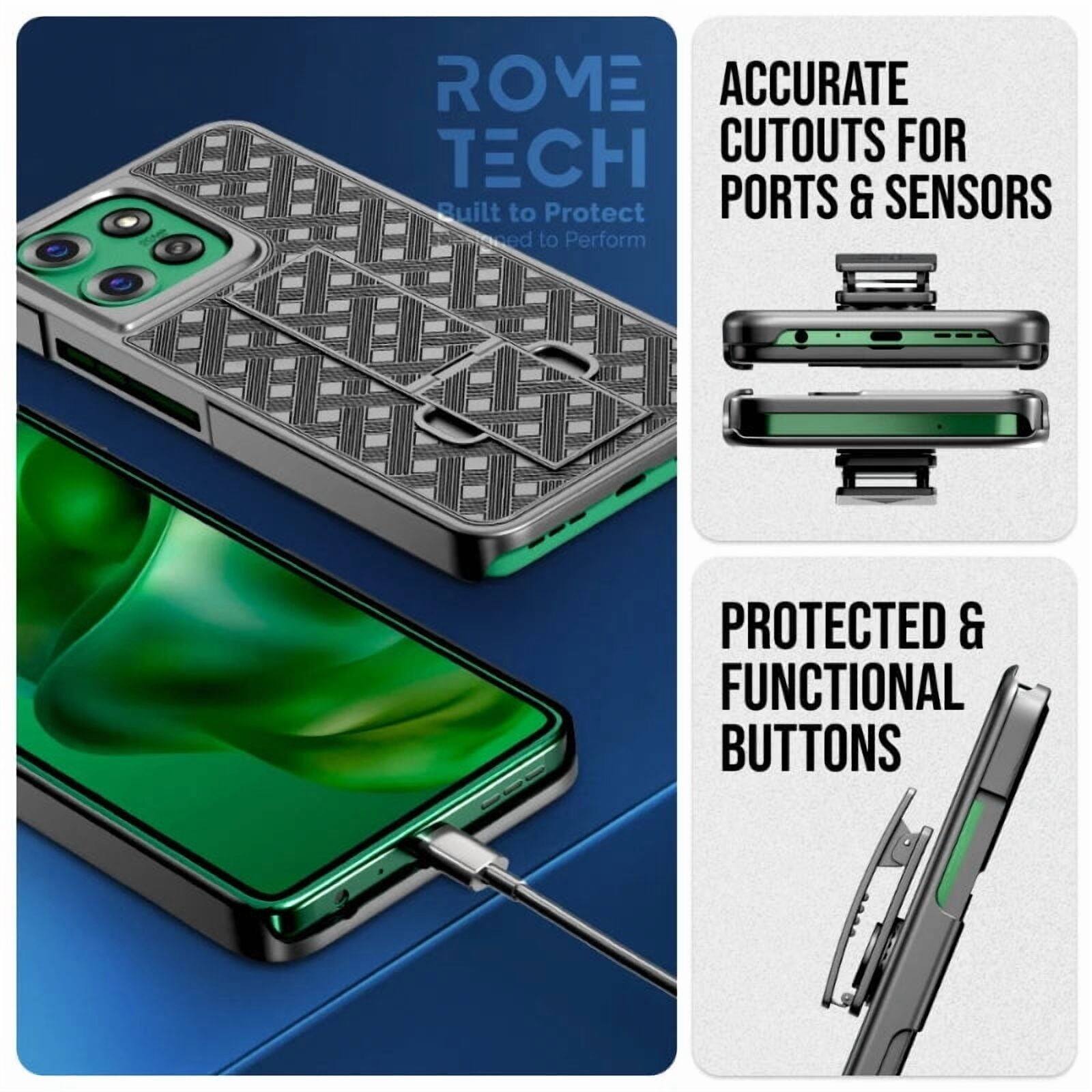 ROME TECH  
Built to Protect  
Accurate Cutouts for Ports & Sensors  
Protected & Functional Buttons